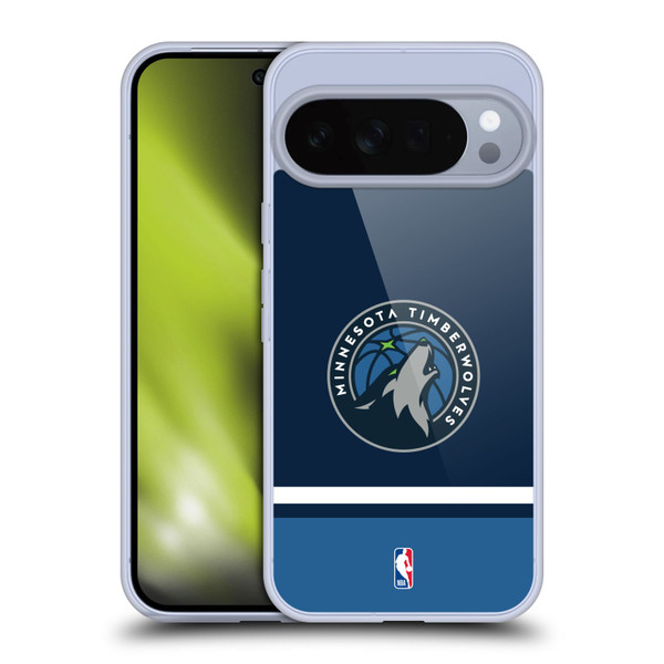 NBA Minnesota Timberwolves Logo Navy Design Soft Gel Case for Google Pixel 10 Pro XL