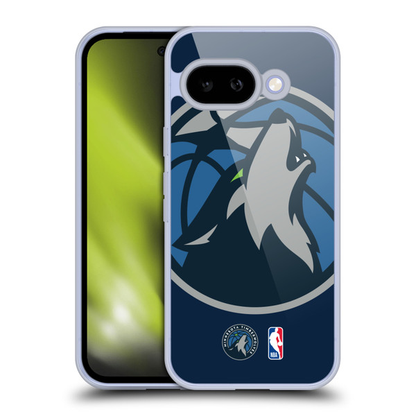 NBA Minnesota Timberwolves Logo Oversized Soft Gel Case for Google Pixel 9A