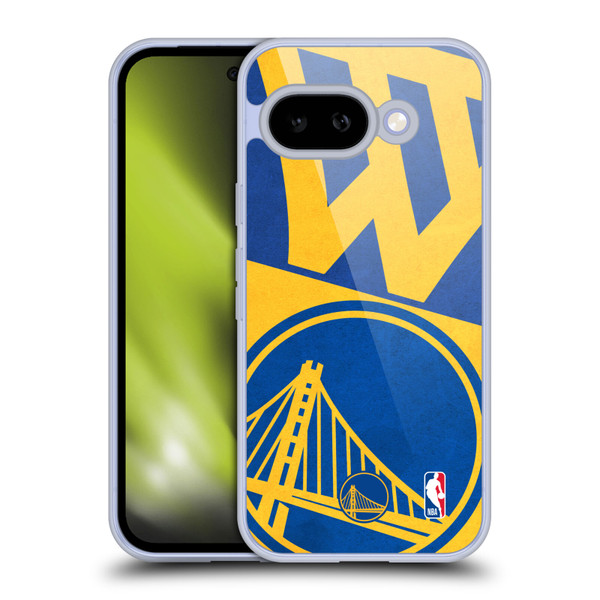 NBA Golden State Warriors Half Oversized Soft Gel Case for Google Pixel 9A