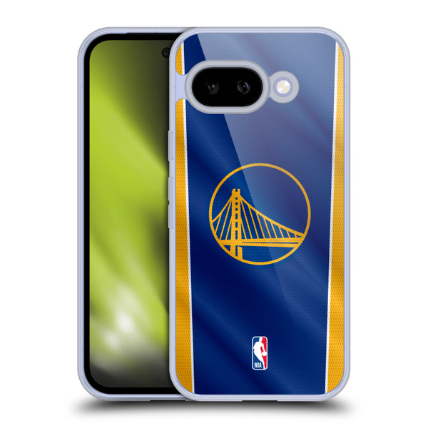 NBA Golden State Warriors Vertical Banner Soft Gel Case for Google Pixel 9A
