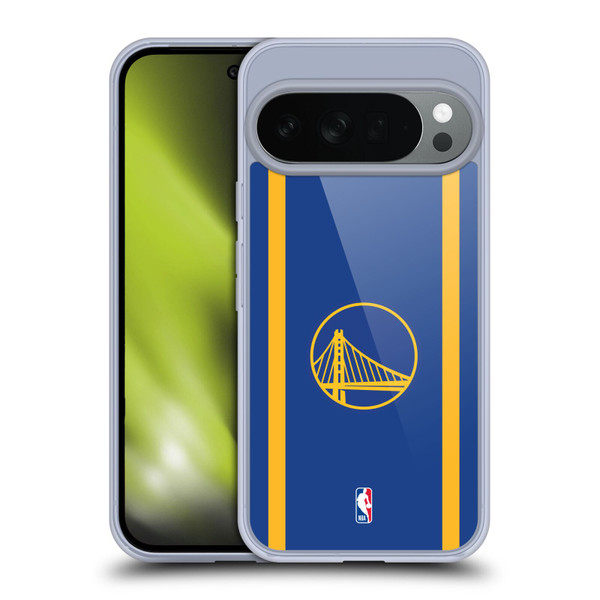 NBA Golden State Warriors Logo Blue Design Soft Gel Case for Google Pixel 10