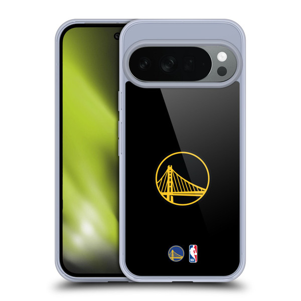 NBA Golden State Warriors Logo Black Design Soft Gel Case for Google Pixel 10