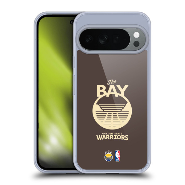 NBA Golden State Warriors Logo Brown Design Soft Gel Case for Google Pixel 10