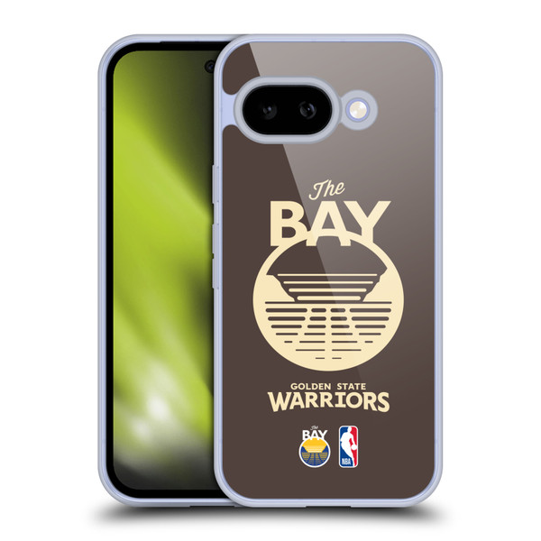 NBA Golden State Warriors Logo Brown Design Soft Gel Case for Google Pixel 9A