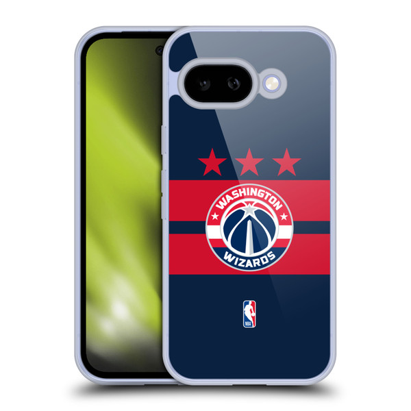 NBA Washington Wizards Logo Navy Blue Design Soft Gel Case for Google Pixel 9A