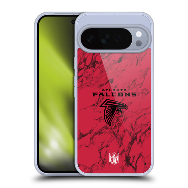 NFL Atlanta Falcons Graphics Coloured Marble Soft Gel Case for Google Pixel 10 Pro XL