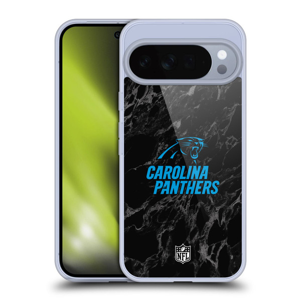 NFL Carolina Panthers Graphics Coloured Marble Soft Gel Case for Google Pixel 10 Pro XL