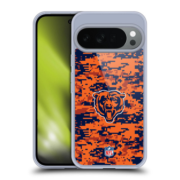 NFL Chicago Bears Graphics Digital Camouflage Soft Gel Case for Google Pixel 10