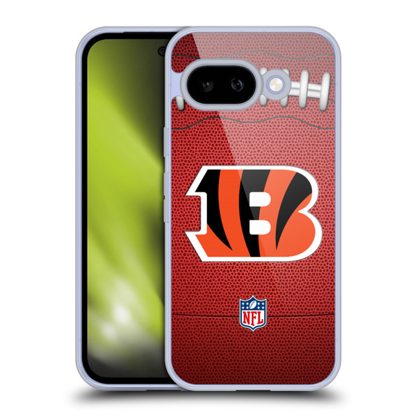 NFL Cincinnati Bengals Graphics Football Soft Gel Case for Google Pixel 9A