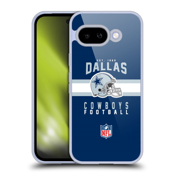 NFL Dallas Cowboys Graphics Helmet Typography Soft Gel Case for Google Pixel 9A