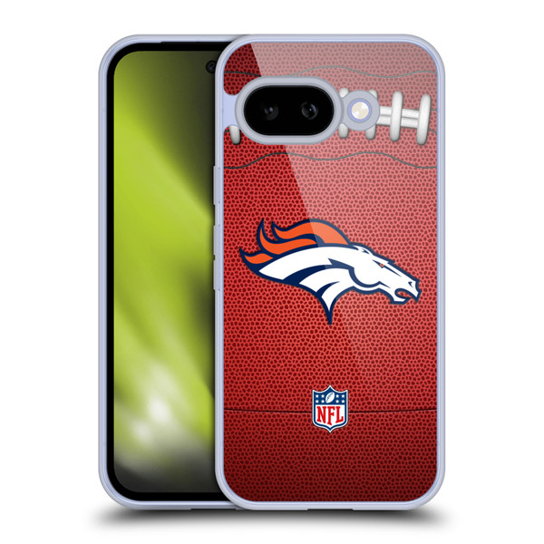 NFL Denver Broncos Graphics Football Soft Gel Case for Google Pixel 9A