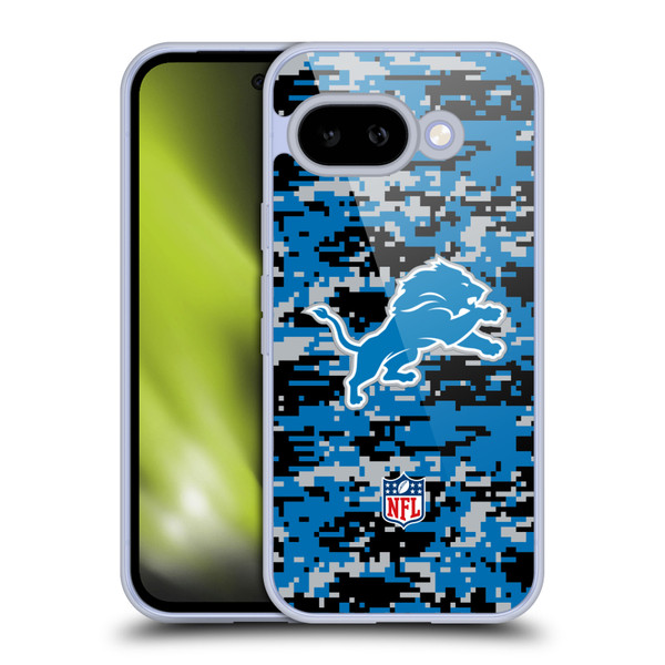 NFL Detroit Lions Graphics Digital Camouflage Soft Gel Case for Google Pixel 9A