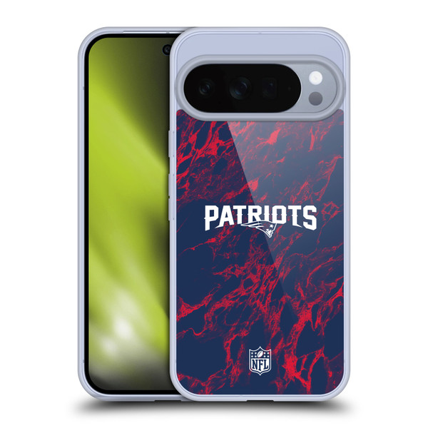 NFL New England Patriots Graphics Coloured Marble Soft Gel Case for Google Pixel 10 Pro XL