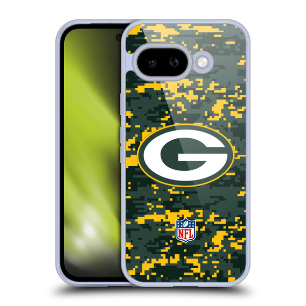 NFL Green Bay Packers Graphics Digital Camouflage Soft Gel Case for Google Pixel 9A