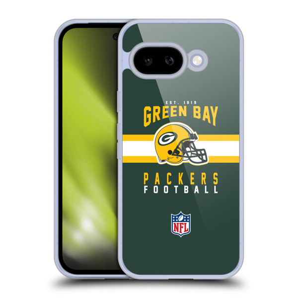 NFL Green Bay Packers Graphics Helmet Typography Soft Gel Case for Google Pixel 9A