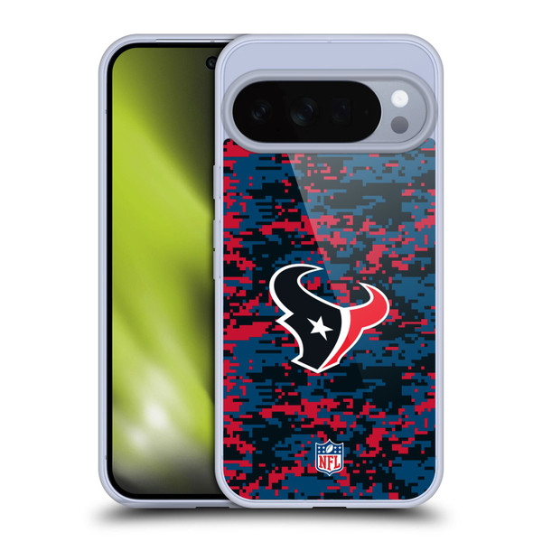 NFL Houston Texans Graphics Digital Camouflage Soft Gel Case for Google Pixel 10 Pro XL