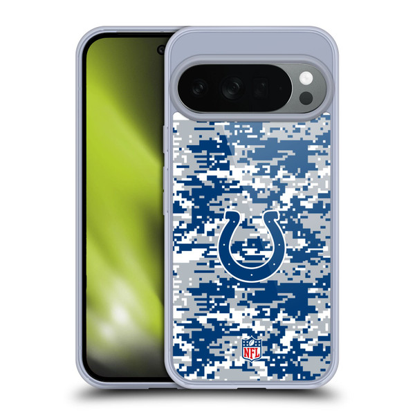 NFL Indianapolis Colts Graphics Digital Camouflage Soft Gel Case for Google Pixel 10