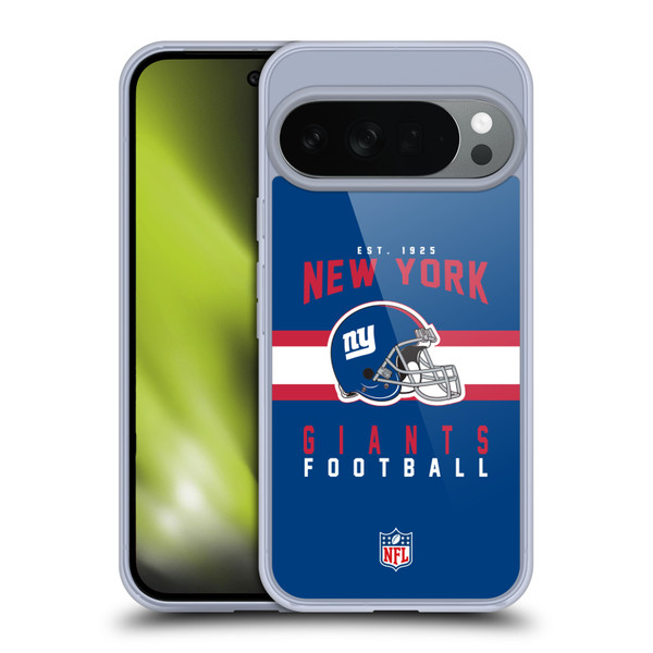 NFL New York Giants Graphics Helmet Typography Soft Gel Case for Google Pixel 10