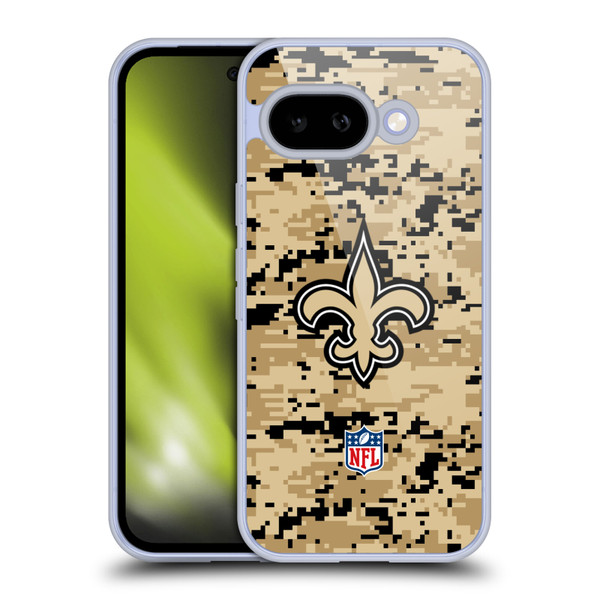NFL New Orleans Saints Graphics Digital Camouflage Soft Gel Case for Google Pixel 9A