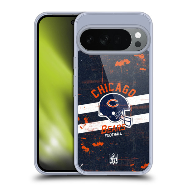 NFL Chicago Bears Logo Art Helmet Distressed Soft Gel Case for Google Pixel 10