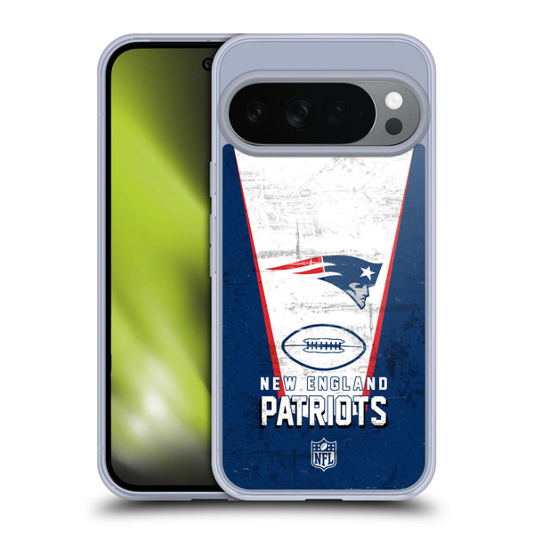 NFL New England Patriots Logo Art Banner Soft Gel Case for Google Pixel 10