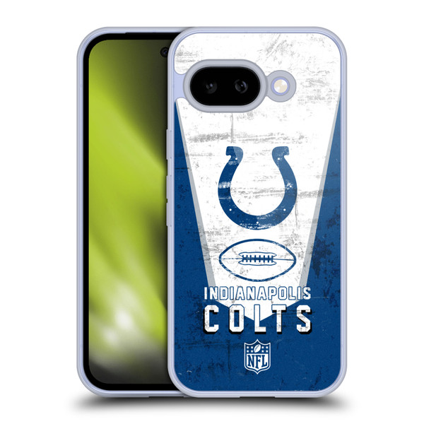 NFL Indianapolis Colts Logo Art Banner Soft Gel Case for Google Pixel 9A