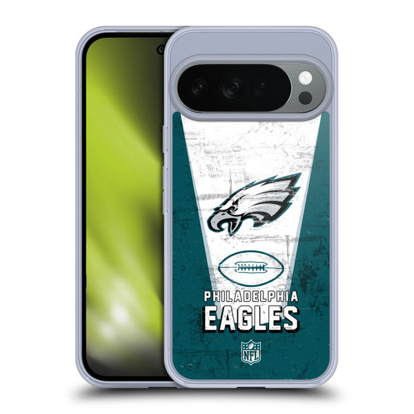 NFL Philadelphia Eagles Logo Art Banner Soft Gel Case for Google Pixel 10