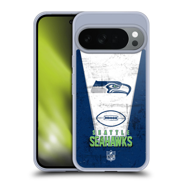 NFL Seattle Seahawks Logo Art Banner Soft Gel Case for Google Pixel 10