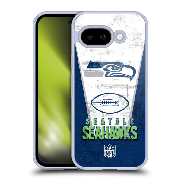 NFL Seattle Seahawks Logo Art Banner Soft Gel Case for Google Pixel 9A