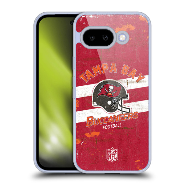NFL Tampa Bay Buccaneers Logo Art Helmet Distressed Soft Gel Case for Google Pixel 9A