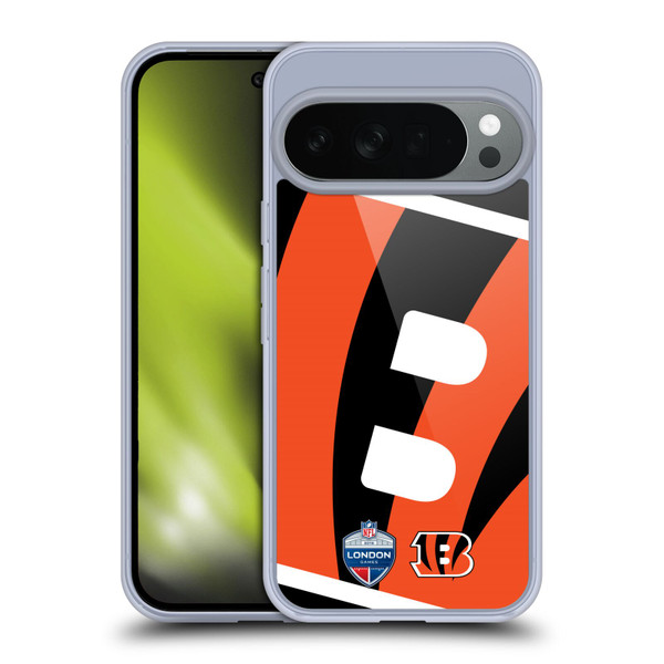 NFL 2019 London Games Oversized Bengals Soft Gel Case for Google Pixel 10