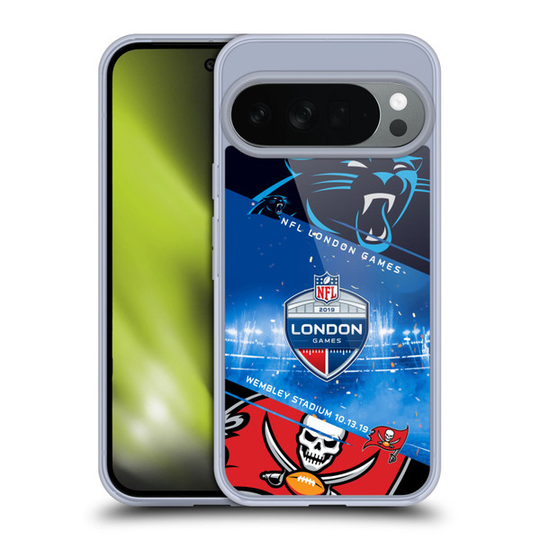 NFL 2019 London Games Panthers VS. Buccaneers Soft Gel Case for Google Pixel 10
