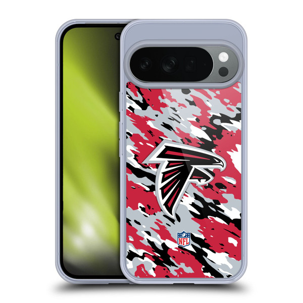 NFL Atlanta Falcons Logo Camou Soft Gel Case for Google Pixel 10