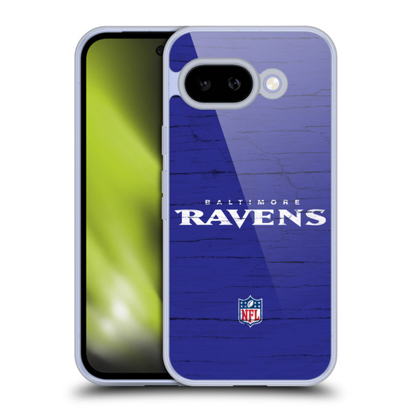 NFL Baltimore Ravens Logo Distressed Look Soft Gel Case for Google Pixel 9A