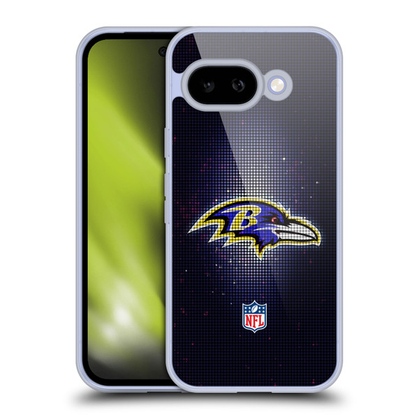 NFL Baltimore Ravens Artwork LED Soft Gel Case for Google Pixel 9A