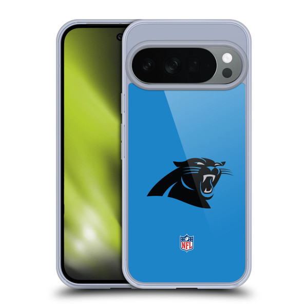 NFL Carolina Panthers Logo Plain Soft Gel Case for Google Pixel 10