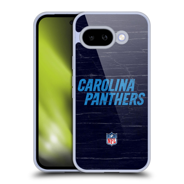 NFL Carolina Panthers Logo Distressed Look Soft Gel Case for Google Pixel 9A