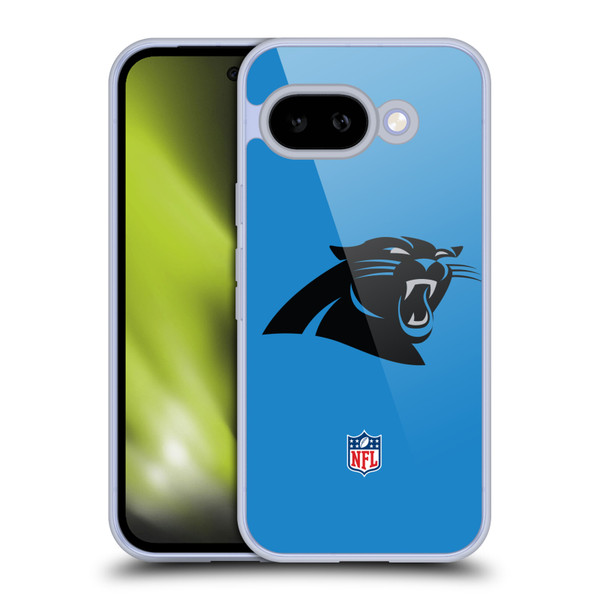 NFL Carolina Panthers Logo Plain Soft Gel Case for Google Pixel 9A