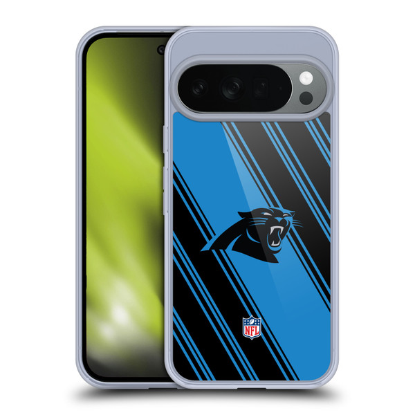NFL Carolina Panthers Artwork Stripes Soft Gel Case for Google Pixel 10