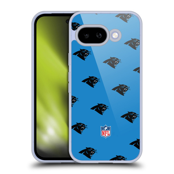 NFL Carolina Panthers Artwork Patterns Soft Gel Case for Google Pixel 9A