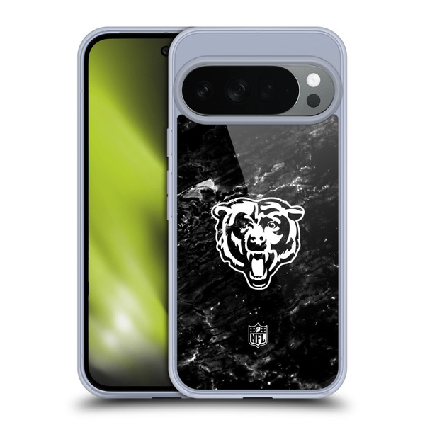 NFL Chicago Bears Artwork Marble Soft Gel Case for Google Pixel 10