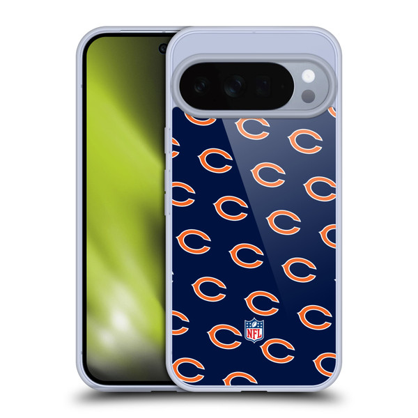 NFL Chicago Bears Artwork Patterns Soft Gel Case for Google Pixel 10 Pro XL