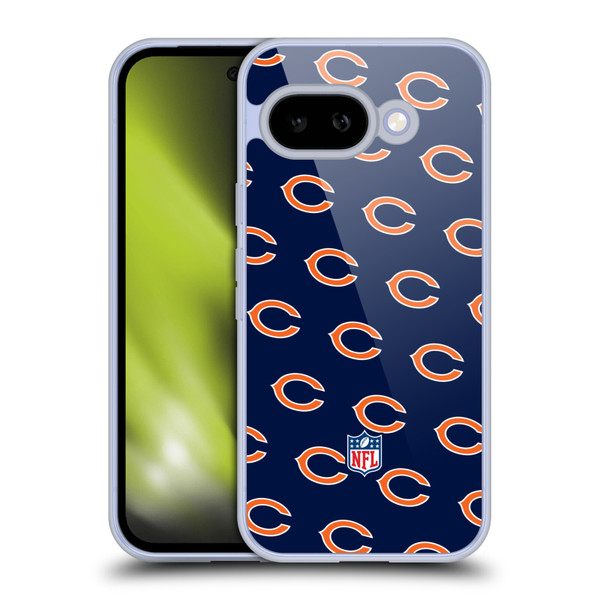 NFL Chicago Bears Artwork Patterns Soft Gel Case for Google Pixel 9A