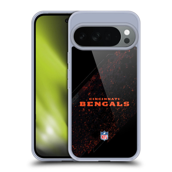 NFL Cincinnati Bengals Logo Blur Soft Gel Case for Google Pixel 10