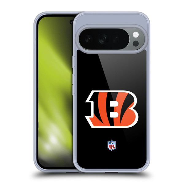 NFL Cincinnati Bengals Logo Plain Soft Gel Case for Google Pixel 10