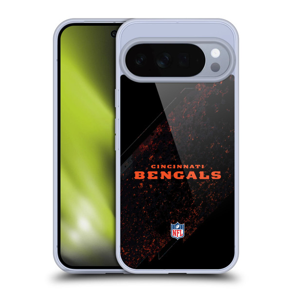 NFL Cincinnati Bengals Logo Blur Soft Gel Case for Google Pixel 10 Pro XL