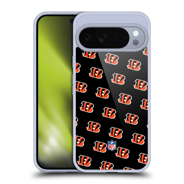 NFL Cincinnati Bengals Artwork Patterns Soft Gel Case for Google Pixel 10 Pro XL