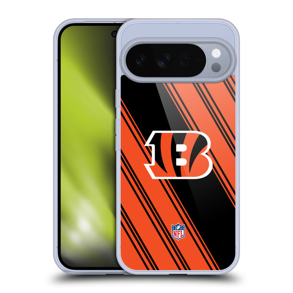 NFL Cincinnati Bengals Artwork Stripes Soft Gel Case for Google Pixel 10 Pro XL