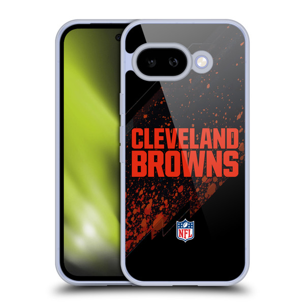 NFL Cleveland Browns Logo Blur Soft Gel Case for Google Pixel 9A