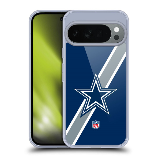 NFL Dallas Cowboys Logo Stripes Soft Gel Case for Google Pixel 10